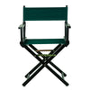18'' Director's Chair Black Frame-Hunter Green Canvas - Casual Home