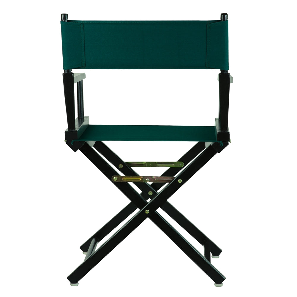 18'' Director's Chair Black Frame-Hunter Green Canvas - Casual Home