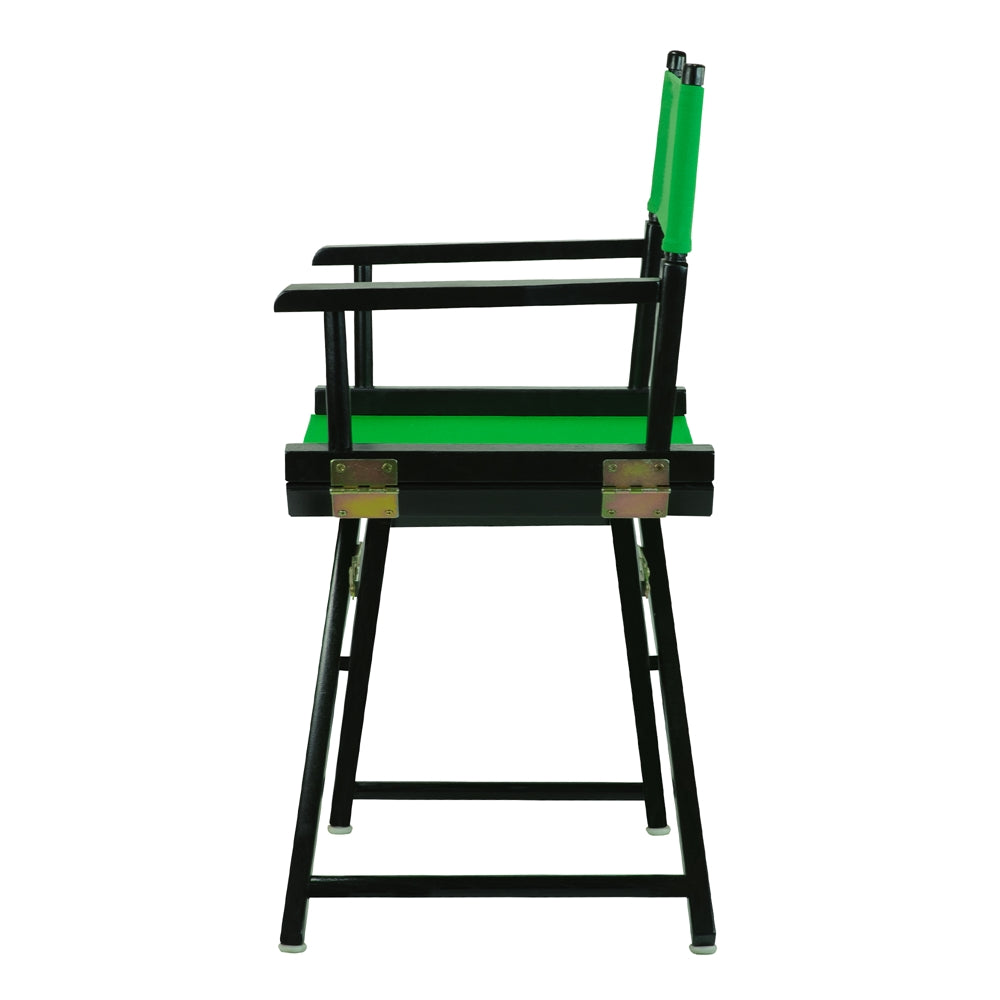 18'' Director's Chair Black Frame-Green Canvas - Casual Home
