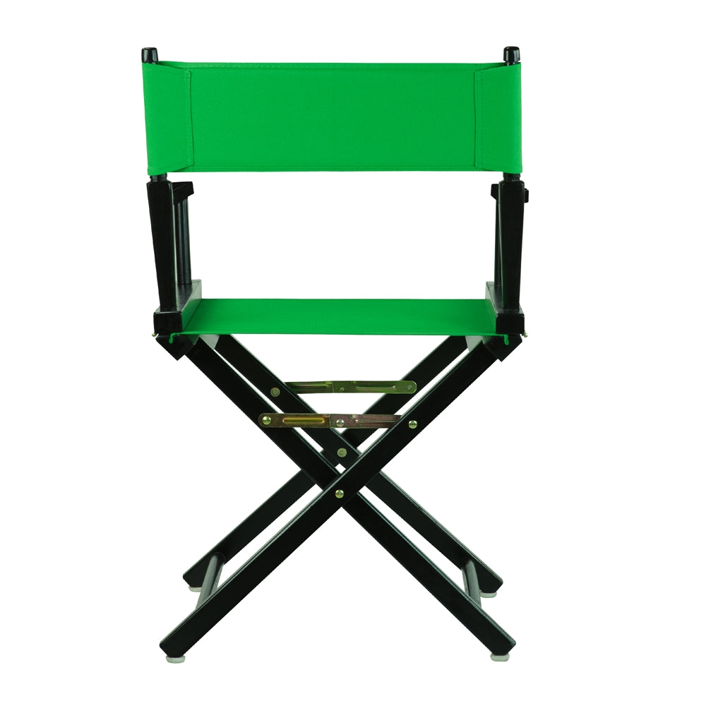 18'' Director's Chair Black Frame-Green Canvas - Casual Home