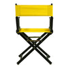 18'' Director's Chair Black Frame-Gold Canvas - Casual Home