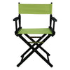 18'' Director's Chair Black Frame-Lime Green Canvas - Casual Home