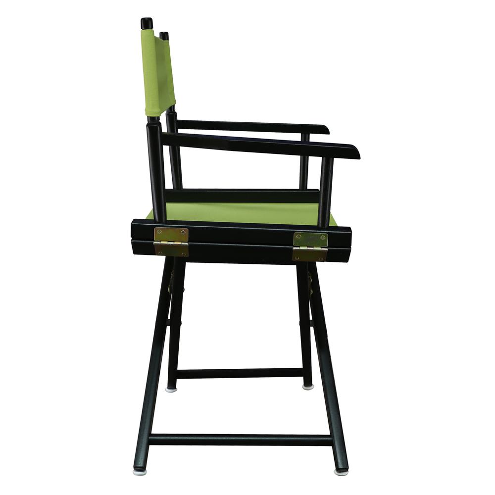 18'' Director's Chair Black Frame-Lime Green Canvas - Casual Home