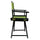18'' Director's Chair Black Frame-Lime Green Canvas - Casual Home