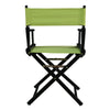 18'' Director's Chair Black Frame-Lime Green Canvas - Casual Home