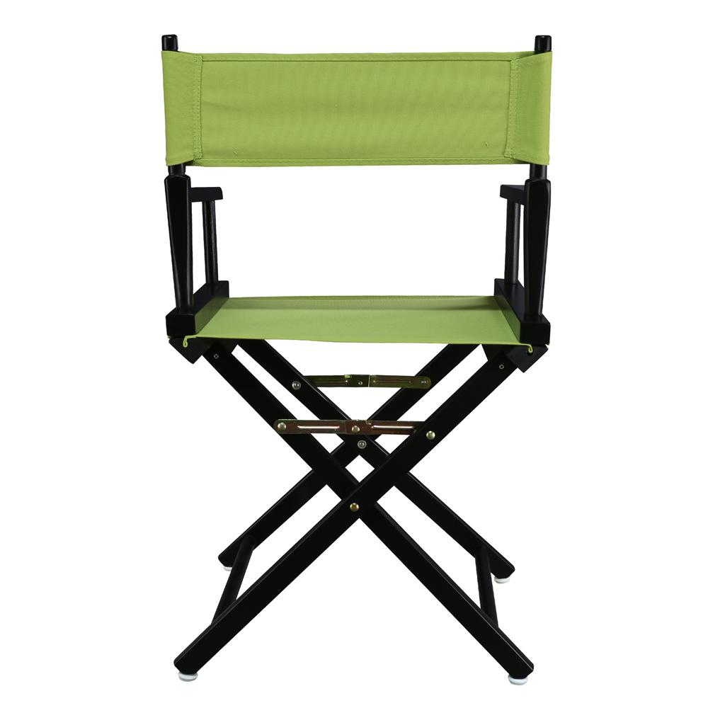 18'' Director's Chair Black Frame-Lime Green Canvas - Casual Home