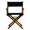 18'' Director's Chair Honey Oak Frame-Navy Blue Canvas - Casual Home