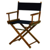 18'' Director's Chair Honey Oak Frame-Navy Blue Canvas - Casual Home