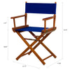 18'' Director's Chair Honey Oak Frame-Royal Blue Canvas - Casual Home