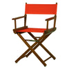 18'' Director's Chair Honey Oak Frame-Orange Canvas - Casual Home