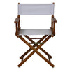 18'' Director's Chair Honey Oak Frame-White Canvas - Casual Home