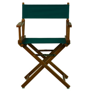 18'' Director's Chair Honey Oak Frame-Hunter Green Canvas - Casual Home