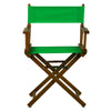 18'' Director's Chair Honey Oak Frame-Green Canvas - Casual Home