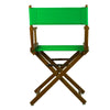 18'' Director's Chair Honey Oak Frame-Green Canvas - Casual Home