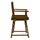 18'' Director's Chair Honey Oak Frame-Brown Canvas - Casual Home