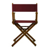 18'' Director's Chair Honey Oak Frame-Burgundy Canvas - Casual Home