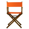 18'' Director's Chair Honey Oak Frame-Tangerine Canvas - Casual Home