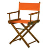 18'' Director's Chair Honey Oak Frame-Tangerine Canvas - Casual Home