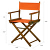 18'' Director's Chair Honey Oak Frame-Tangerine Canvas - Casual Home