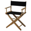 American Trails Extra-Wide Premium 18''  Directors Chair Natural Frame W/Black Color Cover
