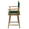 American Trails Extra-Wide Premium 18''  Directors Chair Natural Frame W/Hunter Green Color Cover