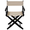 American Trails Extra-Wide Premium 18''  Directors Chair Black Frame W/Natural Color Cover