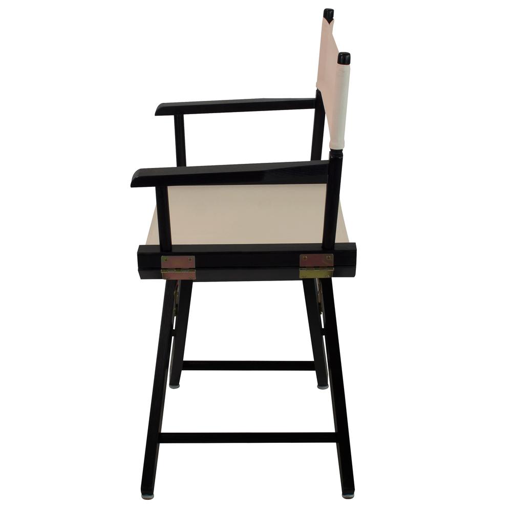 American Trails Extra-Wide Premium 18''  Directors Chair Black Frame W/Natural Color Cover