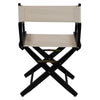 American Trails Extra-Wide Premium 18''  Directors Chair Black Frame W/Natural Color Cover