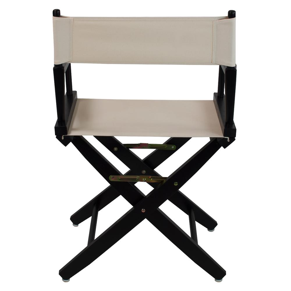 American Trails Extra-Wide Premium 18''  Directors Chair Black Frame W/Natural Color Cover