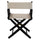 American Trails Extra-Wide Premium 18''  Directors Chair Black Frame W/Natural Color Cover