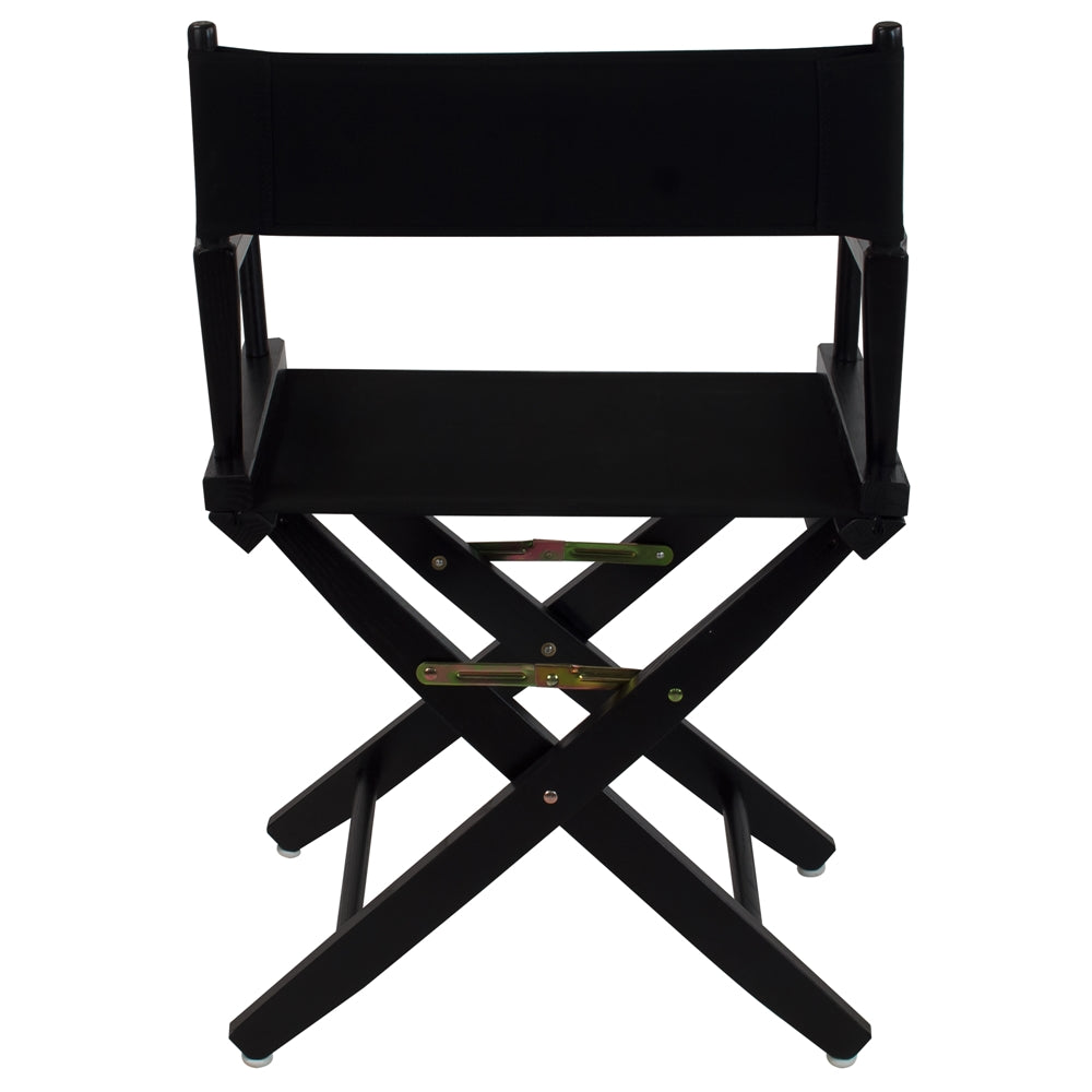 American Trails Extra-Wide Premium 18''  Directors Chair Black Frame W/Black Color Cover