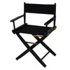 American Trails Extra-Wide Premium 18''  Directors Chair Black Frame W/Black Color Cover