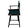 American Trails Extra-Wide Premium 18''  Directors Chair Black Frame W/Hunter Green Color Cover