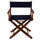 American Trails Extra-Wide Premium 18''  Directors Chair Mission Oak Frame W/Navy Color Cover