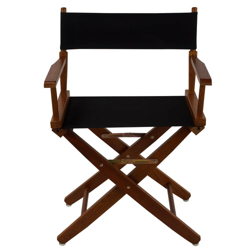 American Trails Extra-Wide Premium 18''  Directors Chair Mission Oak Frame W/Black Color Cover