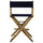American Trails Extra-Wide Premium 24''  Directors Chair Natural Frame W/Navy Color Cover
