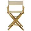 American Trails Extra-Wide Premium 24''  Directors Chair Natural Frame W/Natural Color Cover