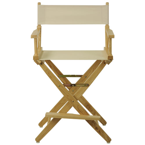 American Trails Extra-Wide Premium 24''  Directors Chair Natural Frame W/Natural Color Cover