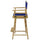 American Trails Extra-Wide Premium 24''  Directors Chair Natural Frame W/Royal Blue Color Cover