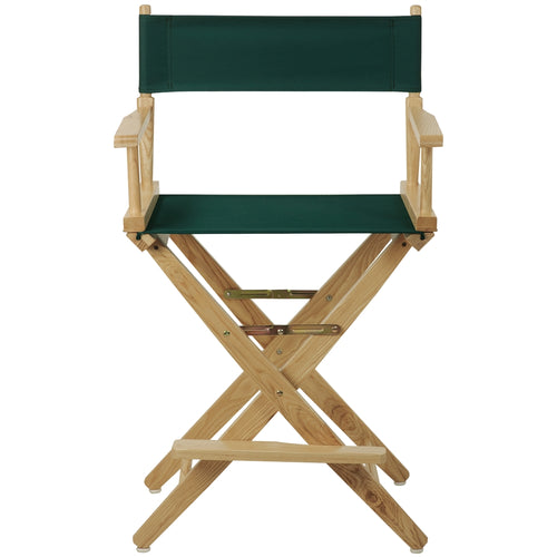 American Trails Extra-Wide Premium 24''  Directors Chair Natural Frame W/Hunter Color Cover