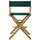 American Trails Extra-Wide Premium 24''  Directors Chair Natural Frame W/Hunter Color Cover