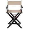 American Trails Extra-Wide Premium 24''  Directors Chair Black Frame W/Natural Color Cover