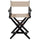 American Trails Extra-Wide Premium 24''  Directors Chair Black Frame W/Natural Color Cover
