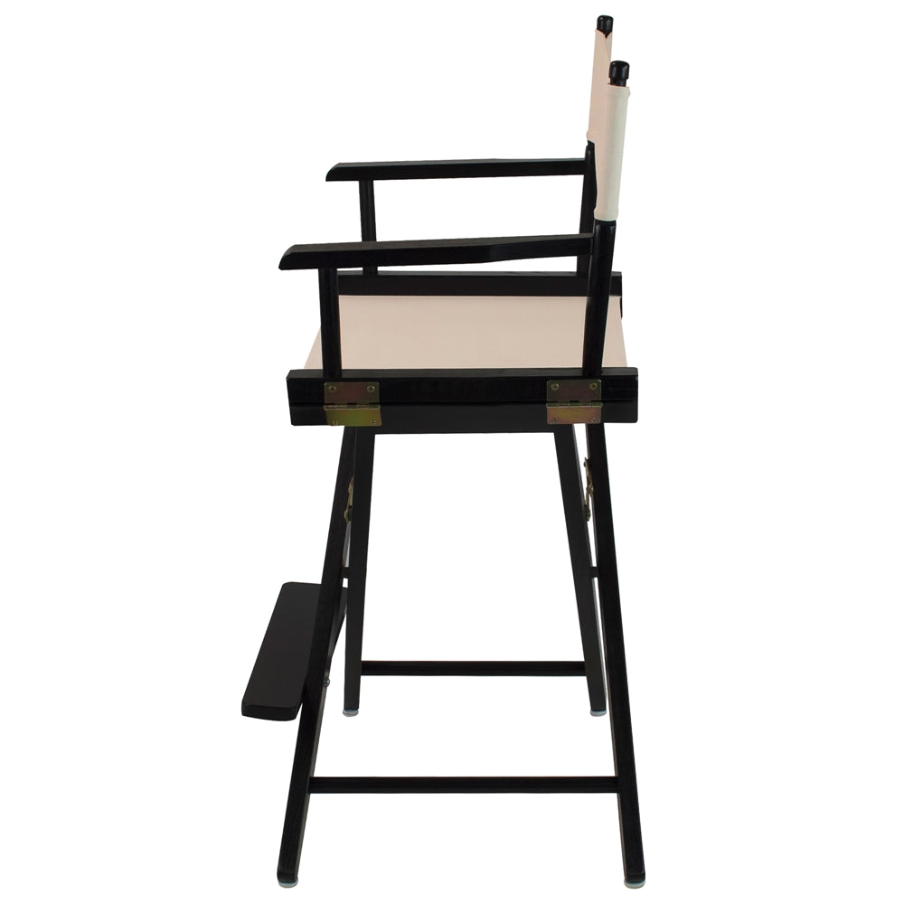 American Trails Extra-Wide Premium 24''  Directors Chair Black Frame W/Natural Color Cover