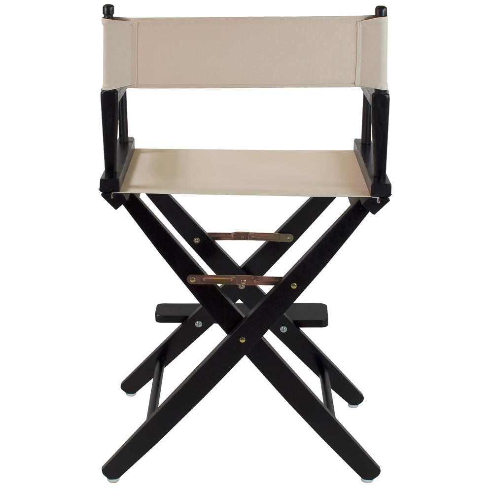 American Trails Extra-Wide Premium 24''  Directors Chair Black Frame W/Natural Color Cover