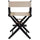American Trails Extra-Wide Premium 24''  Directors Chair Black Frame W/Natural Color Cover