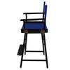 American Trails Extra-Wide Premium 24''  Directors Chair Black Frame W/Royal Blue Color Cover
