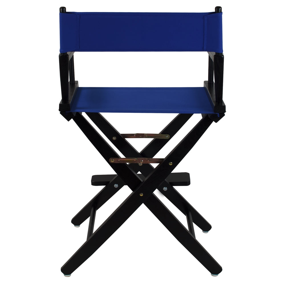 American Trails Extra-Wide Premium 24''  Directors Chair Black Frame W/Royal Blue Color Cover