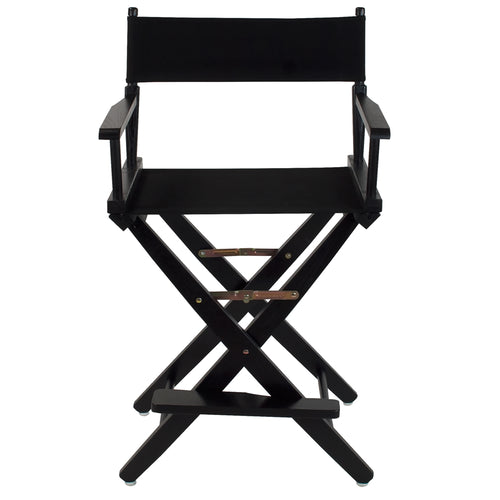 American Trails Extra-Wide Premium 24''  Directors Chair Black Frame W/Black Color Cover