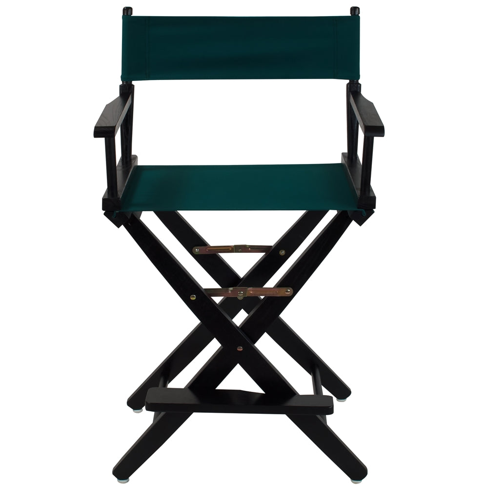 American Trails Extra-Wide Premium 24''  Directors Chair Black Frame W/Hunter Green Color Cover